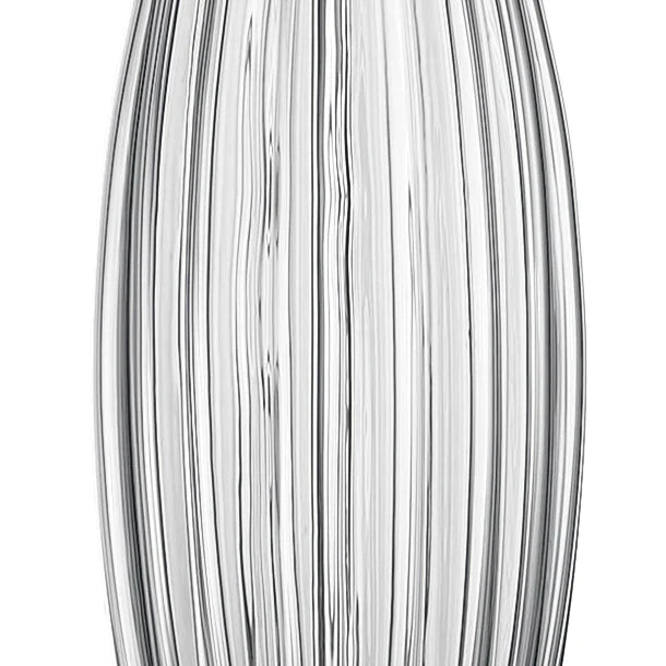 Sylcom Diva 0220-K-CR Clear Wall Lamp in Polish Chrome Metal Finish