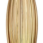 Sylcom Diva 0221-K-AS Submerged Amber Wall Lamp in Polish Chrome Metal Finish