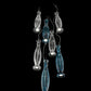 Sylcom Diva 0221-K-CR Clear Wall Lamp in Polish Chrome Metal Finish