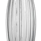 Sylcom Diva 0221-K-CR Clear Wall Lamp in Polish Chrome Metal Finish