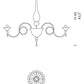 Sylcom Dolfin 1380/16-K-D.A Amber Detailing Chandelier in Polished Chrome Metal Finish