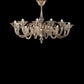 Sylcom Dolfin 1380/16-K-FU Smoked Chandelier in Polished Chrome Metal Finish