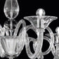 Sylcom Dolfin 1380/A1-K-CR Clear and Clear Wall Lamp in Polished Chrome Metal Finish
