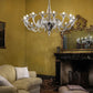 Sylcom Dolfin 1382/16-K-CR Clear and Clear Chandelier in Polished Chrome Metal Finish