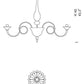 Sylcom Dolfin 1382/16-K-OCE Ocean Chandelier in Polished Chrome Metal Finish