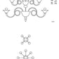 Sylcom Dolfin 1382/8+4-D-FU Smoked Chandelier in Polished Gold Metal Finish
