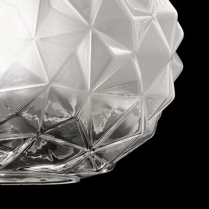 Sylcom Emisphera 0200-K-CR Clear Wall Lamp in Polish Chrome Metal Finish