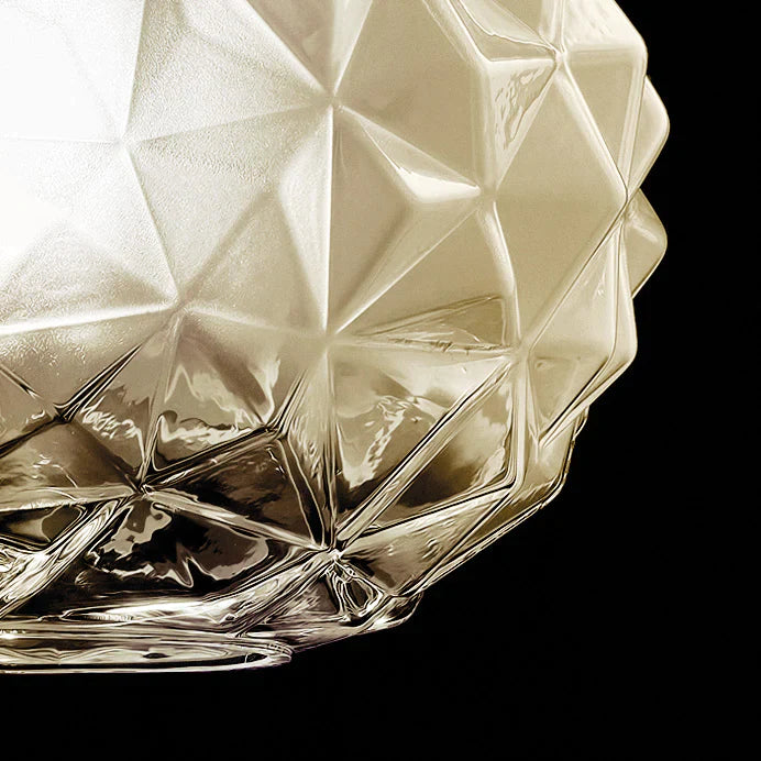Sylcom Emisphera 0202-K-TOP Topaz Wall Lamp in Polish Chrome Metal Finish