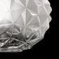 Sylcom Emisphera 0207-K-CR Clear Wall Lamp in Polish Chrome Metal Finish