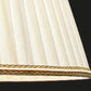 Sylcom Felicita TOP 1462/52-ORO Ivory and Gold Trim Lampshade
