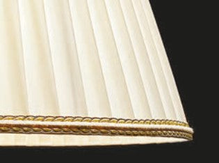 Sylcom Felicita TOP 1462/52-ORO Ivory and Gold Trim Lampshade