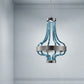 Sylcom Festa 3000-CRS-DEN Blue Denim Suspension in Brushed Chrome Metal Finish