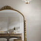 Sylcom Festa 3000-OS-DEN Blue Denim Suspension in Brushed Gold Metal Finish