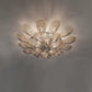 Sylcom Gabbiano 490/108-K-FU Smoked Ceiling Lamp in Polished Chrome Finish