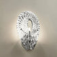 Sylcom Gabbiano 492/A1-K-CR Clear Ceiling Lamp in Polished Chrome Finish