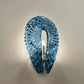 Sylcom Gabbiano 492/A1-K-DEN Blue Denim Ceiling Lamp in Polished Chrome Finish
