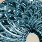 Sylcom Gabbiano 492/A1-K-DEN Blue Denim Ceiling Lamp in Polished Chrome Finish