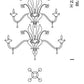 Sylcom Giustinian 1377/16+8+4-D-CR Clear Chandelier in Polished Gold Metal Finish