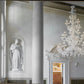 Sylcom Giustinian 1377/6+3-D-CR Clear Chandelier in Polished Gold Metal Finish