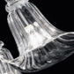 Sylcom Grimani 1479/A2-D-CR Clear Wall Lamp in Polished Gold Metal Finish