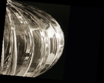 Sylcom Igloo 2061-D-FU Smoked Table Lamp in Polished Gold Metal Finish