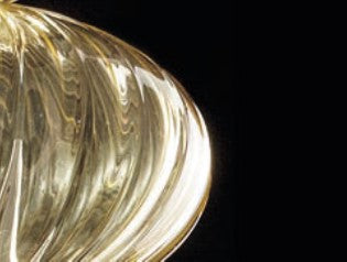 Sylcom Igloo 2061-D-TOP Topaz Table Lamp in Polished Gold Metal Finish