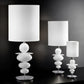 Sylcom Igloo 2062-K-TOP Topaz Table Lamp in Polished Chrome Metal Finish