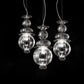 Sylcom Igloo 2066-K-GRY Grey Suspension in Polished Chrome Metal Finish
