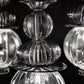 Sylcom Igloo 2066-K-GRY Grey Suspension in Polished Chrome Metal Finish