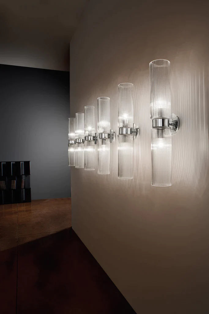 Sylcom Korinthos 0039-K-CR Clear Wall Lamp