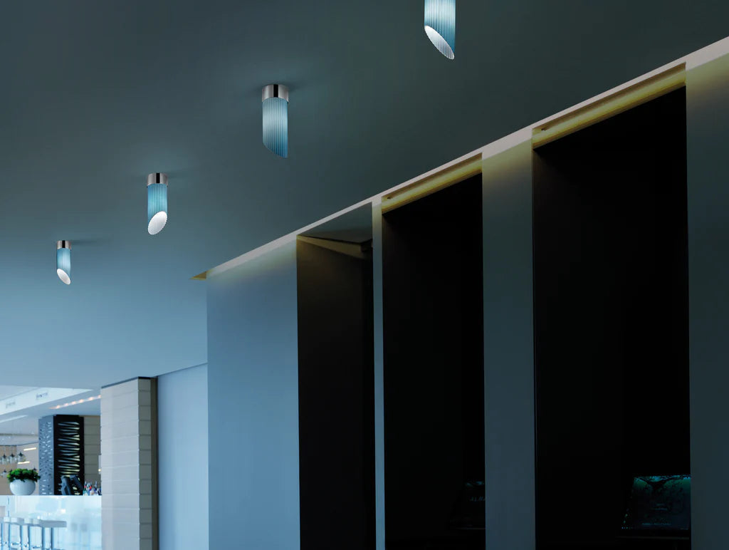 Sylcom Korinthos 0046-K-DEN Blue Denim Wall Lamp