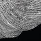 Sylcom Loredan 1397/102-B-GR.CR Clear Graniglia Ceiling Lamp in White Metal Finish