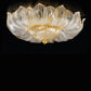 Sylcom Loredan 1397/84-D-ORO 24 Kt Gold Ceiling Lamp in Polished Gold Metal Finish