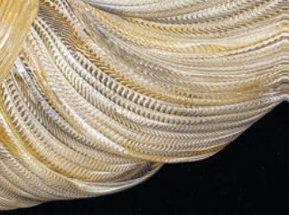 Sylcom Loredan 1397/84-D-ORO 24 Kt Gold Ceiling Lamp in Polished Gold Metal Finish