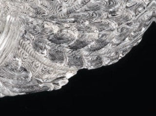 Sylcom Loredan 1400/102-B-CR Clear Ceiling Lamp in White Metal Finish