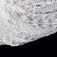 Sylcom Loredan 1400/102-B-GR.CR Clear Graniglia Ceiling Lamp in White Metal Finish