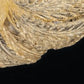 Sylcom Loredan 1401-D-ORO 24 Kt Gold Wall Lamp in Polished Gold Metal Finish