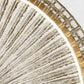 Sylcom Lulù 603-OS-FU Smoked Suspension in Brushed Gold Metal Finish