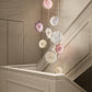 Sylcom Lulù 603-OS-TOP Topaz Suspension in Brushed Gold Metal Finish