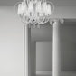 Sylcom Margot 2900/12-K-CR Clear Suspension in Polished Chrome Metal Finish