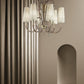 Sylcom Margot 2900/6-D-FU Smoked Suspension in Polished Gold Metal Finish