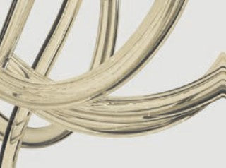 Sylcom Margot 2900/8-D-TOP Topaz Suspension in Polished Gold Metal Finish