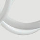 Sylcom Margot 2950/8-D-BL Milk White Clear Suspension in Polished Gold Metal Finish