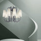 Sylcom Margot 2950/8-K-GRY Grey Suspension in Polished Chrome Metal Finish