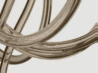 Sylcom Margot 2950/A2-K-FU Smoked Wall Lamp in Polished Chrome Metal Finish