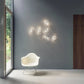 Sylcom Mask 0120-K-CR Clear Wall Lamp in Polish Chrome Metal Finish