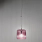 Sylcom Mask 0122-K-AMT Amethyst Wall Lamp in Polish Chrome Metal Finish