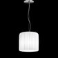 Sylcom Mask 0122-K-BL Milk White Ivory Wall Lamp in Polish Chrome Metal Finish