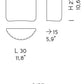 Sylcom Mask 0127-B-BLAV Milky White Clear Wall Lamp in White Metal Finish
