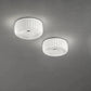 Sylcom Mask 0131-B-BLAV Milk White Ivory Wall Lamp in White Metal Finish